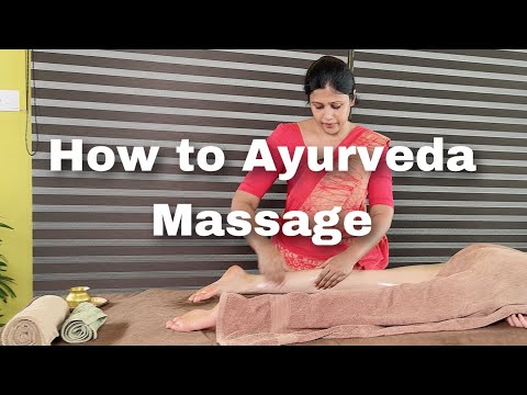 アーユルヴェーダの本場のスリランカのドクター によるマッサージの方法 How to massage Ayurveda by an authentic Sri Lankan doctor