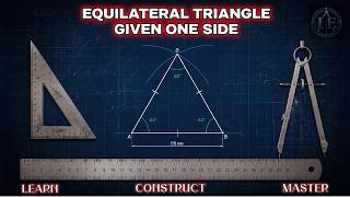How to Construct an Equilateral Triangle Given One Side | Technical Drawing