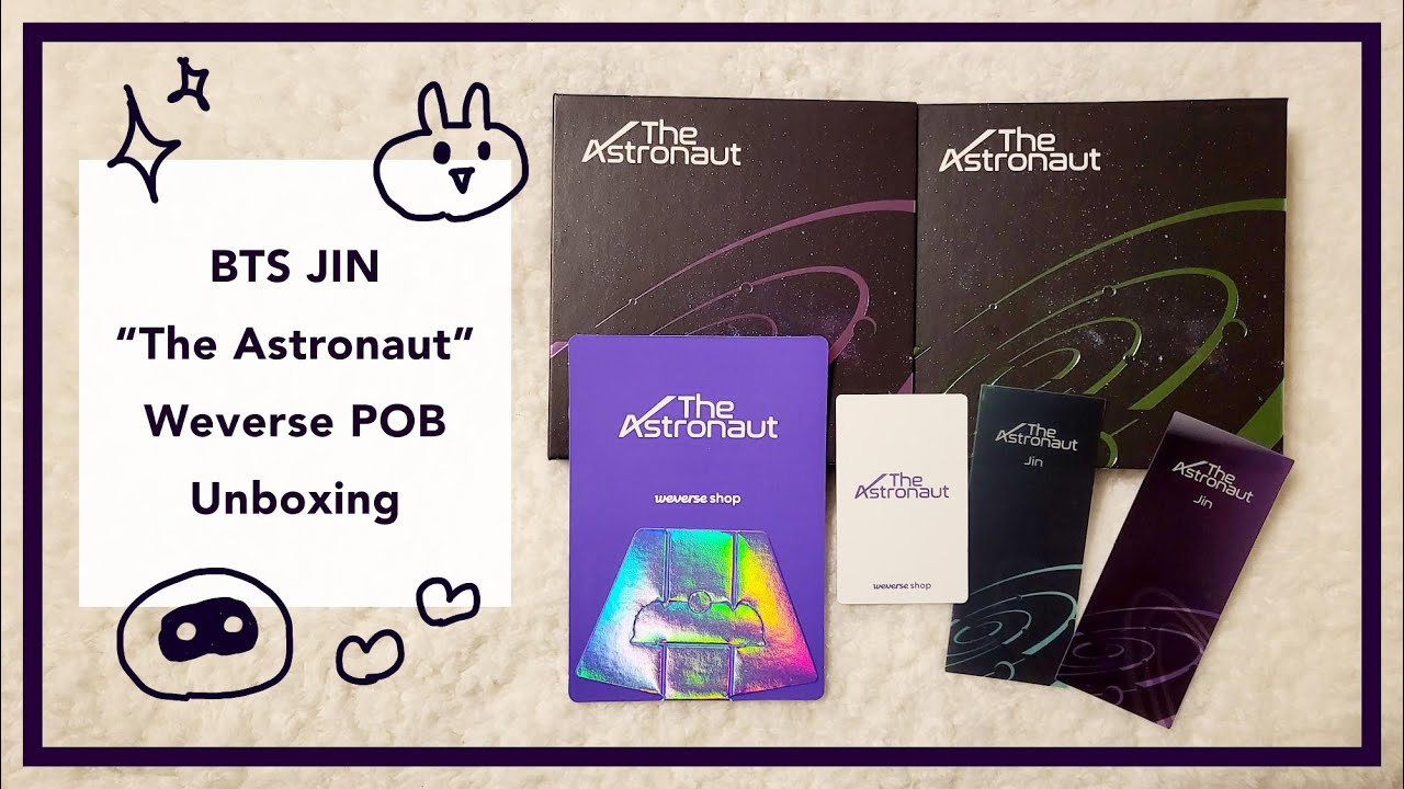 BTS / 開封動画】追加 JIN「The Astronaut」2pc Unboxing | Weverse 