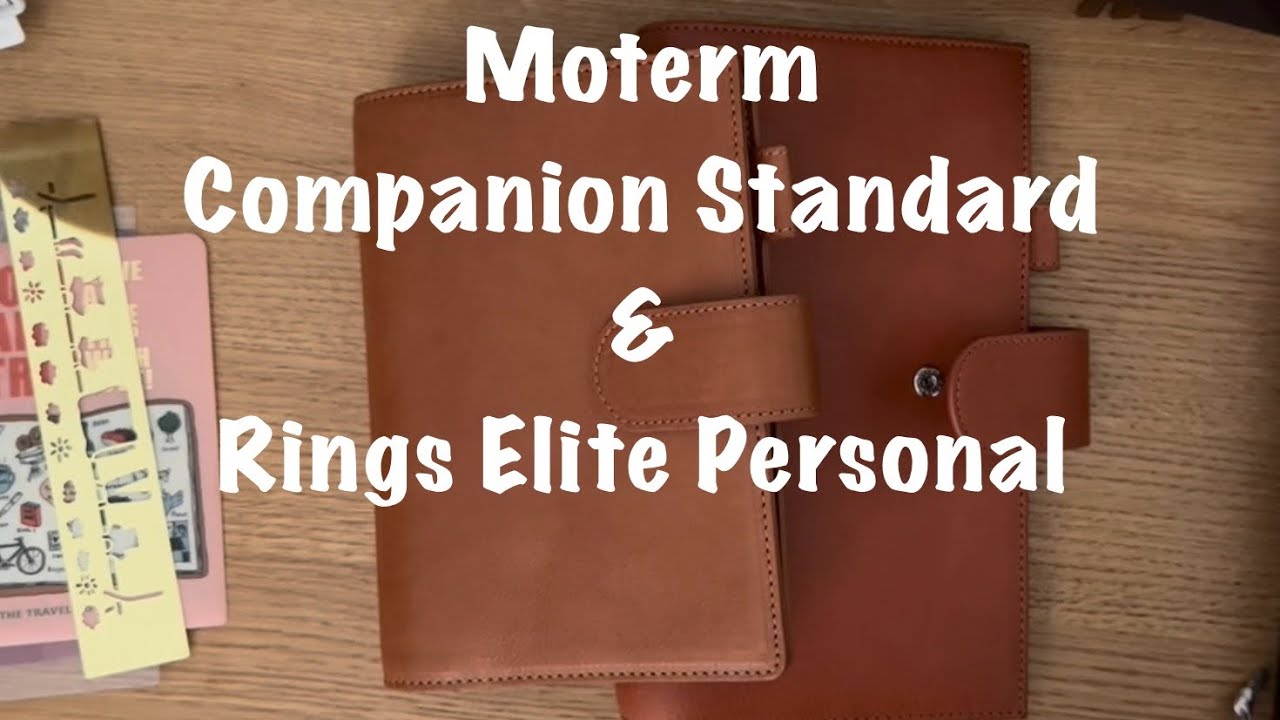 Unboxing Moterm Companion Standard TN Caramel und Elite Personal Rings Planner Honey