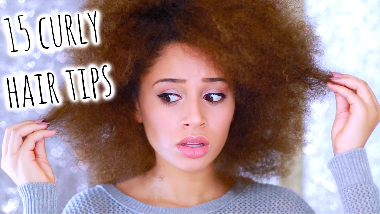 15 Curly Hair Tips You NEED To Know - YouTube