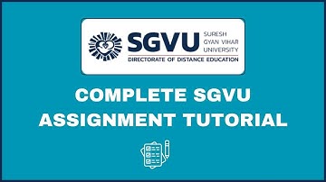 How to Submit SGVU Assignments Step-by-Step | Complete LMS Guide✅ #sgvu #assignment