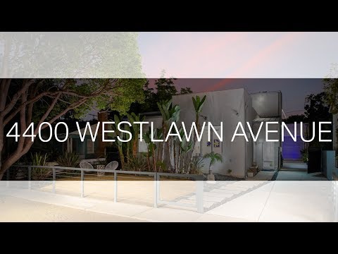 4400 Westlawn Avenue, Los Angeles, CA home video tour