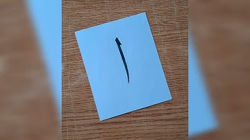 "How to write Alif (الف)  in Arabic Calligraphy"    #arabiccalligraphy #art #islam