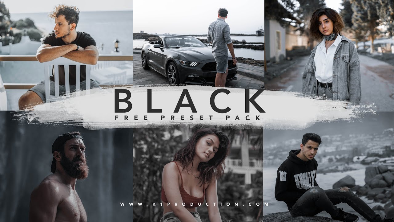 10 FREE BLACK PRESETS | Lightroom Presets for all of your ...