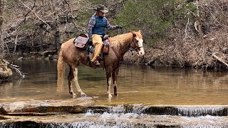 Riding Caney Mountain in March