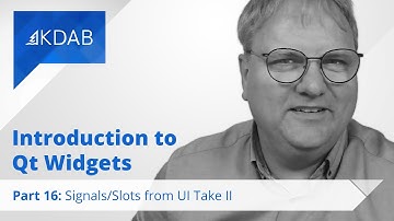 Introduction to Qt Widgets (Part 16) - Signals/Slots from UI Take II