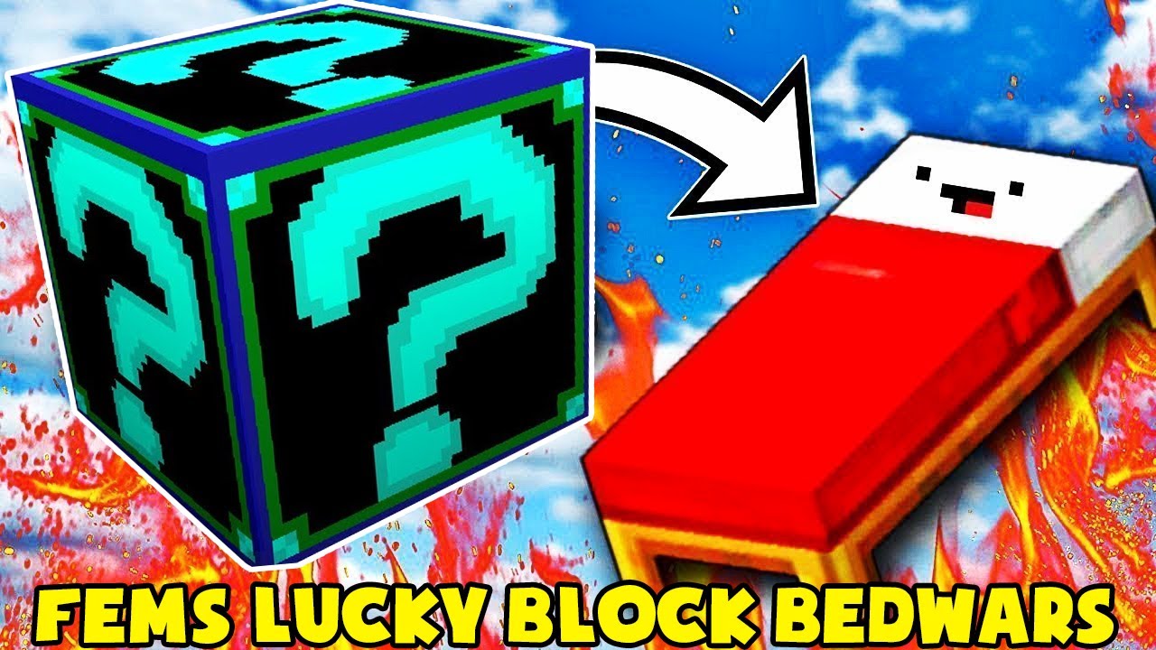 MINI GAME : FEMS LUCKY BLOCK BEDWARS ** NOOB THÁCH THỨC PIXEL VÀ CÁI KẾT QUÁ ĐẮNG ??