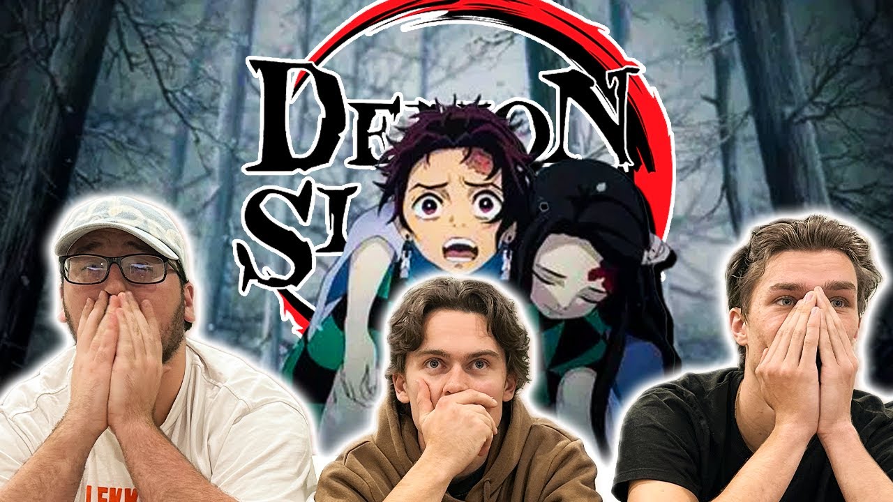 ANIME NEWBIES WATCH DEMON SLAYER! | Demon Slayer 1x1 REACTION | 