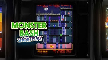 Monster Bash - 1982 - Arcade - Shortplay | 4K CRT Monitor Simulation