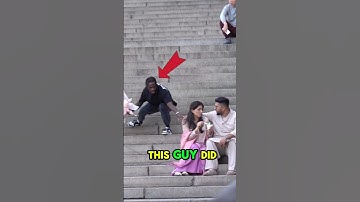 🌟 Best Wingman Ever: Watch This Epic Stairway Surprise! 🌹💑 #shorts #Wingman #RandomActsOfKindness