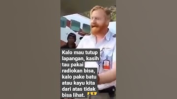 PILOT BULE MARAH DI PAPUA #shorts  #bule #viral