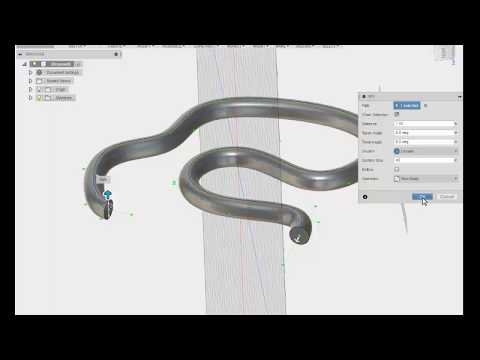 Autodesk Fusion 360 Tutorial.....How To Use "Pipe" Tool In Autodesk Fusion 360.