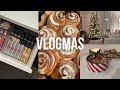 christmas baking, makeup room decluttering &amp; organizing | VLOGMAS 2023