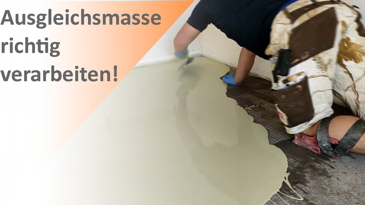 Fußboden Nivellieren Boden ausgleichen; Fussboden nivellieren; Untergrund spachteln