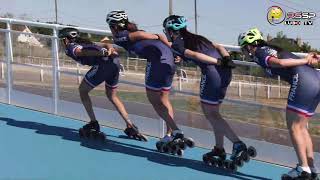 stage équipes de France roller vitesse séniors femmes &amp; hommes 2020 piste de Saint Pierre les Elbeuf