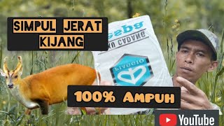 MUDAH DAN SIMPEL CARA MEMBUAT SIMPUL JERAT MENGGUNAKAN SELING MOTOR UNTUK BABI KIJANG/PETANI HUNTING