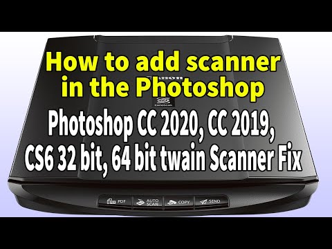 Video: Jak přidám skener do Photoshopu cs6?