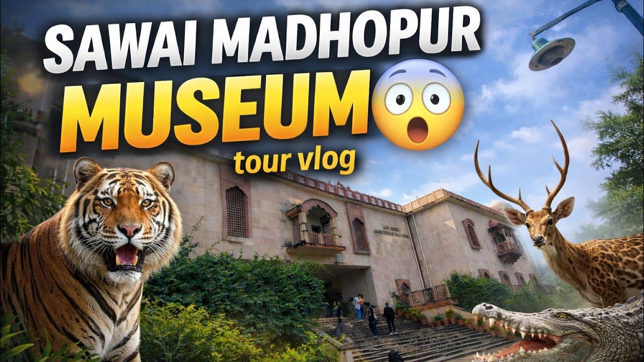 Sawai Madhopur Museum 😲 | Animals, History & Hidden Things | Museum Tour Vlog