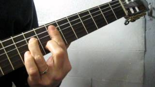 Video thumbnail of "Como Fue acordes guitarra 16012013"