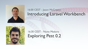 Laravel Workbench with Jmac / New features in Pest 0.2 with Nuno Maduro