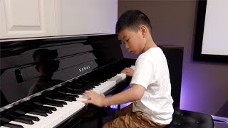 Keilen (7yo) plays Black And White Rag by George Botsford (AMEB Grade 6 Piano)
