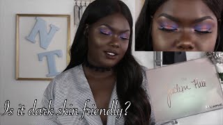 JACLYN HILL PALETTE -  FIRST IMPRESSION/ DEMO ON DARK SKIN