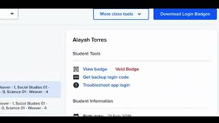 Downloading Clever Badges