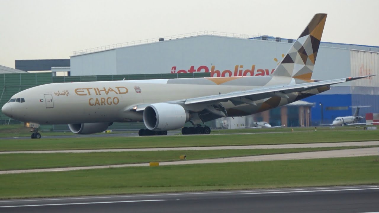 RARE CHARTER! - ETIHAD CARGO B777F ARRIVES AT MANCHESTER AIRPORT (MAN/EGCC), 12/08/25 ✈️