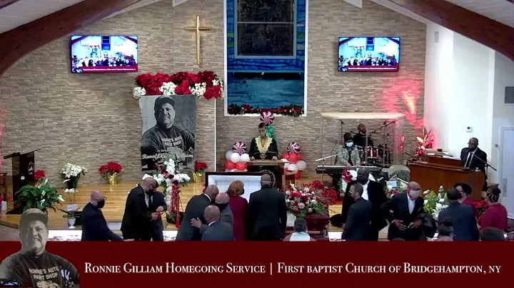 Ronnie Gilliam Homegoing Service - First Baptist C...