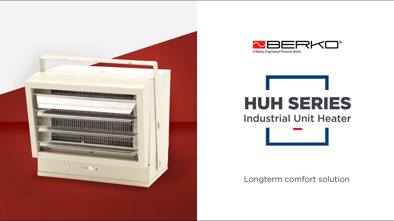 Berko HUH Industrial Unit Heater - YouTube