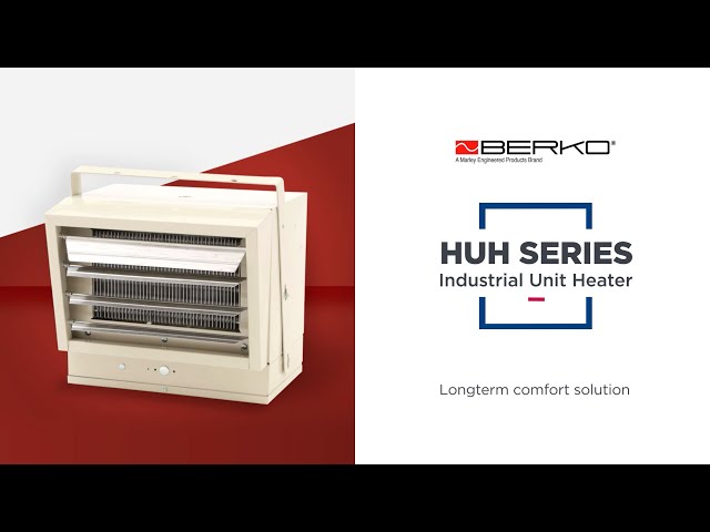 Berko HUH Industrial Unit Heater - YouTube