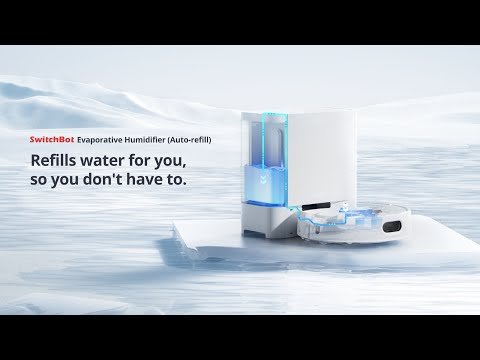 SwitchBot Evaporative Humidifier (Auto-refill) | Refills water for you, so you don't have to.
