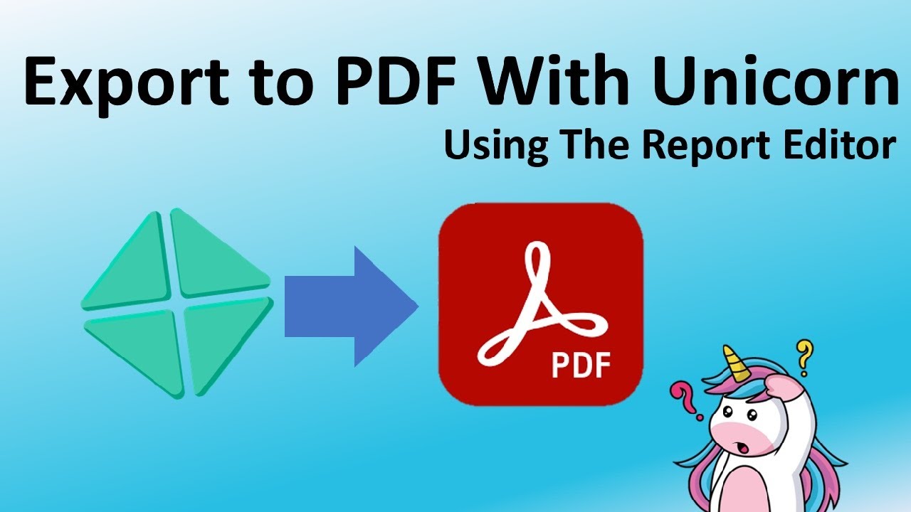 Exporting Unicorn Chromatography Data to PDF - YouTube