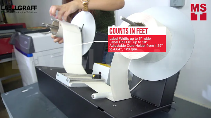 Automatic label counter machine