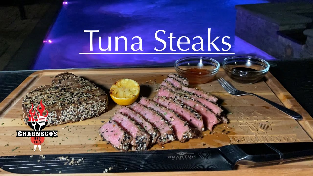 Tuna Steaks a la Parrilla EP205 tuna steak charneco YouTube
