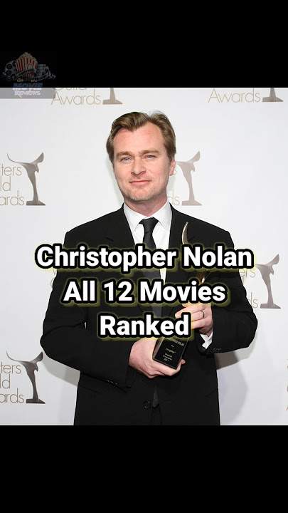 Christopher Nolan all 12 movies ranked #interstellar #christophernolan #shorts