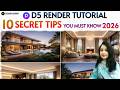 D5 Render Secret Tips | Realistic Render Ka Shortcut (Beginner to Pro)