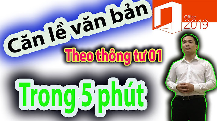 Thông tư 01 về hướng dẫn trình bày văn bản