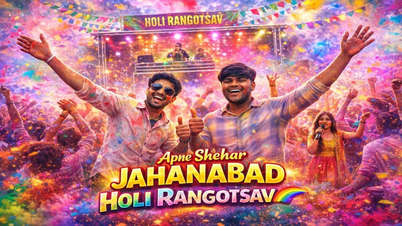 Apne Shehar Jahanabad Ka Epic Holi Rangotsav 🌈 | Full Vlog! | ‎⁨@amanrajvlogs-x1c⁩  
