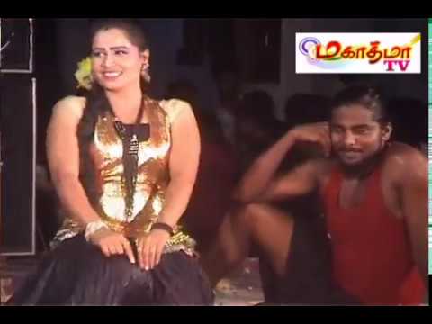 Adal Padal Hot- Enna Dappa Party ,New Village Public Midnight Tamil Record Dance -2016