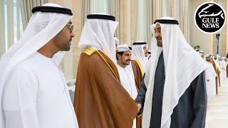 UAE President Sheikh Mohamed attends Al Nahyan weddings