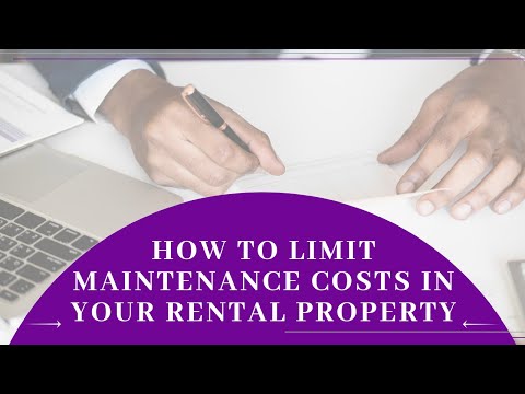 How to Limit Maintenance Costs in Your Rental Property – Landlord Education