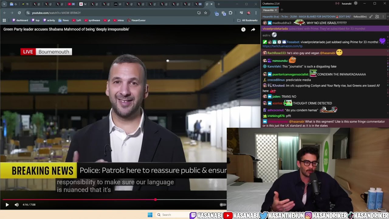 British Green Party Leader Accuses Shabana Mahmood of Being "Deeply Irresponsible" Hasan Responds