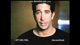 NBC The More You Know PSA feat. David Schwimmer (2003)