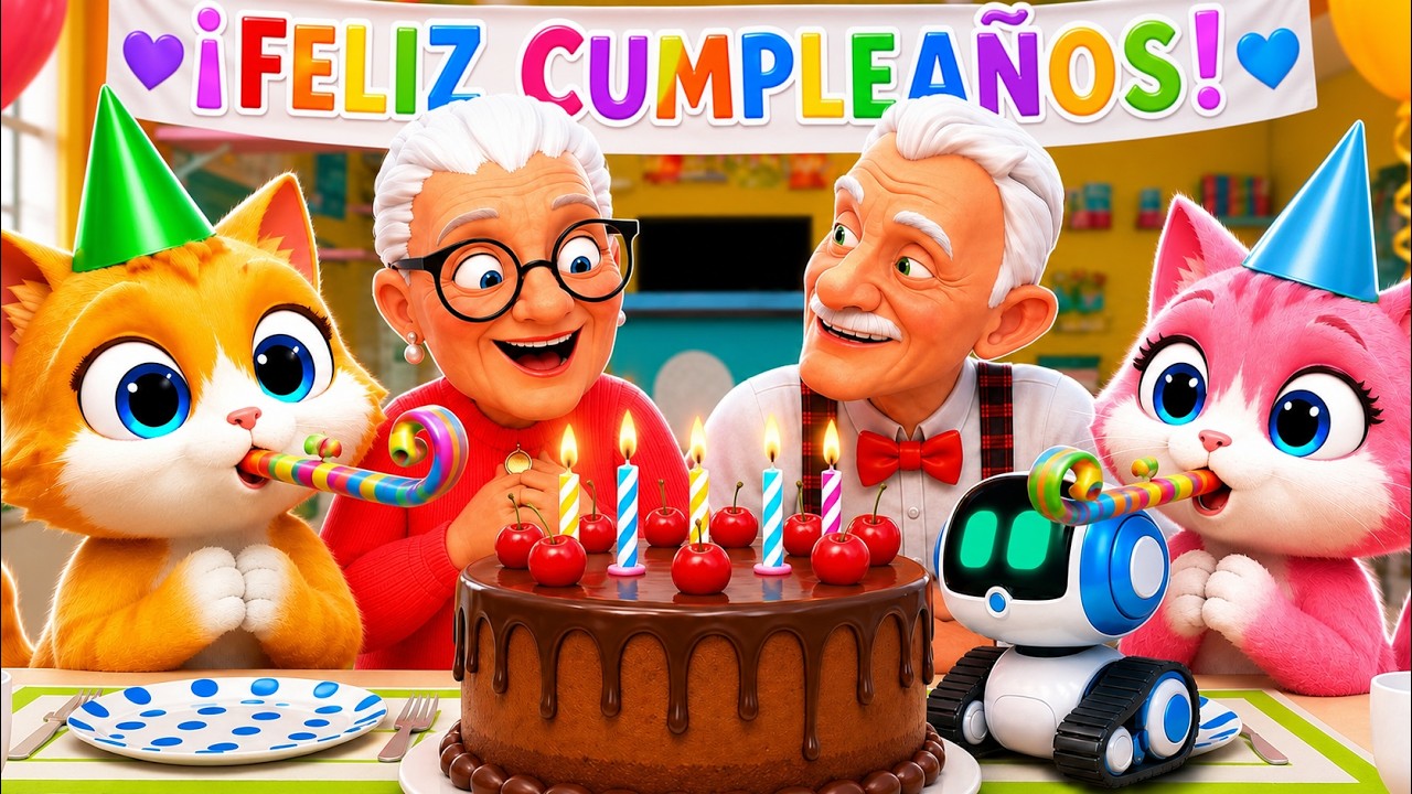 Le Hicimos una Fiesta de Cumpleaños SORPRESA a la ABUELA!