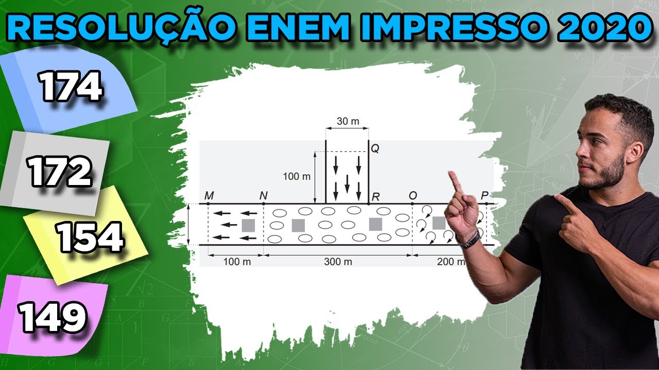 🔵 Questão 174 - Caderno Azul | Geometria Plana | MATEMÁTICA ENEM 2020
