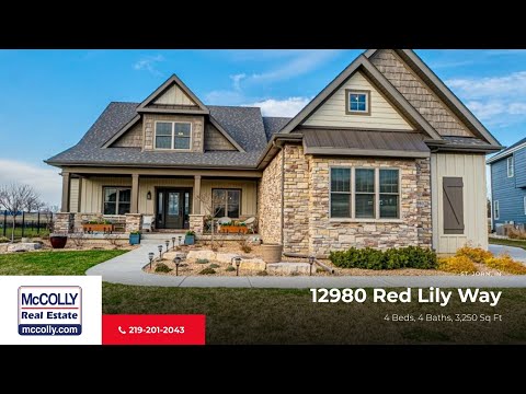 12980 Red Lily Way, St John, IN home video tour