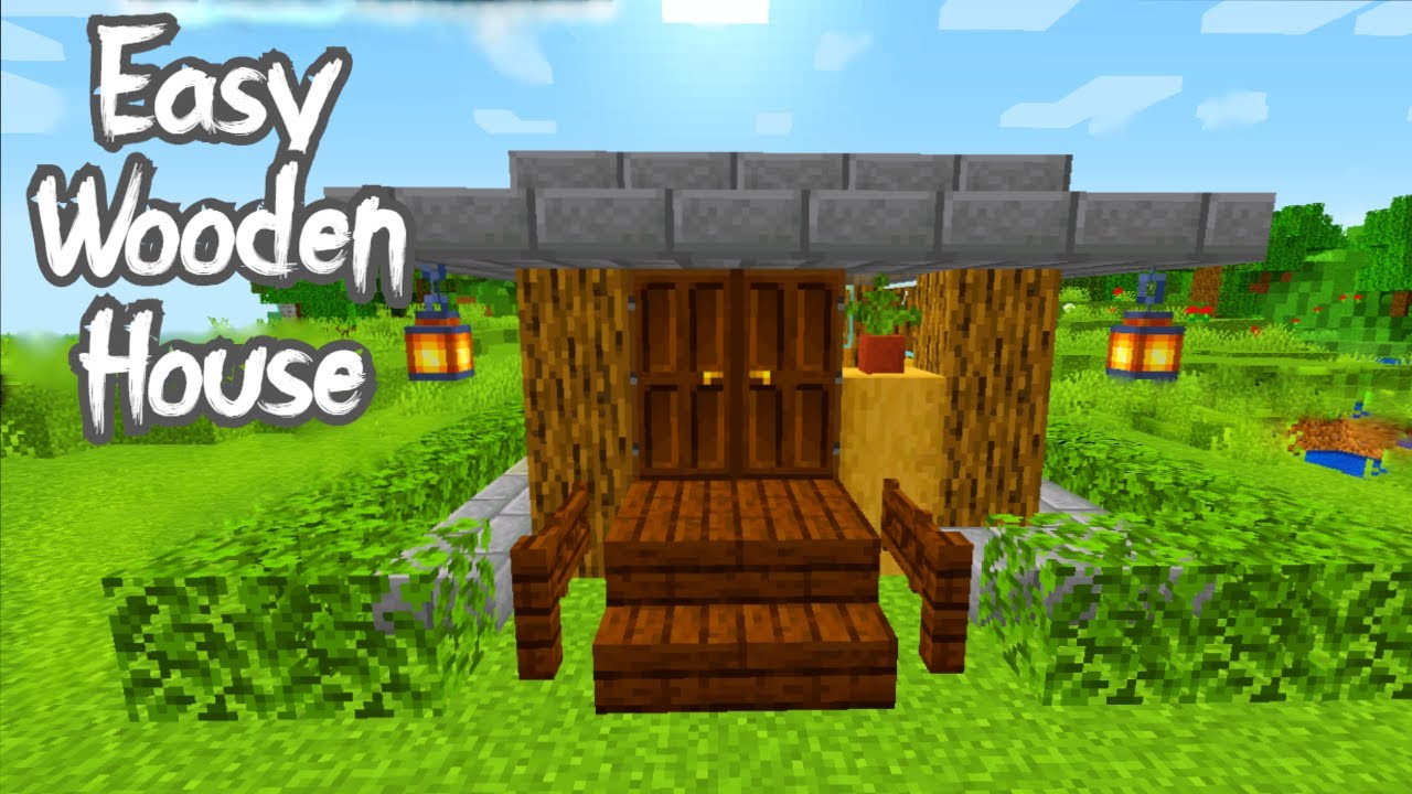 Minecraft: How to Build a Small Easy Wooden House | Simple Building ...