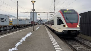 Bahnhof Gelterkinden (23.01.2023)